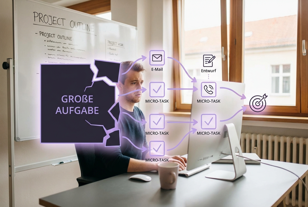 Aufschieberitis bekämpfen: Wie du mit Micro-Tasks deine Prokrastination überwindest
